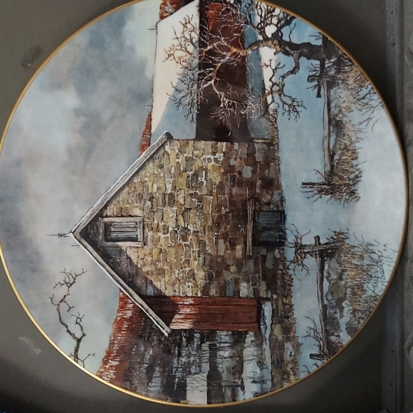 Vintage ERIC SLOANE PENNSYLVANIA PASTORALE ROYAL DOULTON PLATE 1977 - Picture 2 of 15